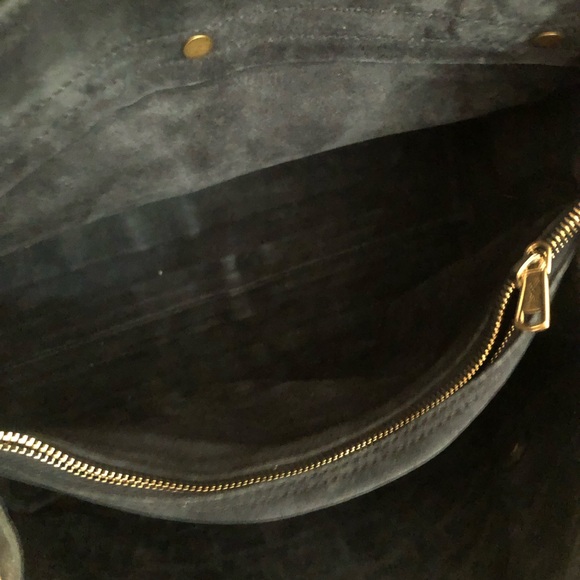 YSL muse two croc embossed nubuck bag - Picture 12 of 13